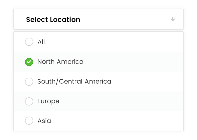 SaleHoo Directory location filter